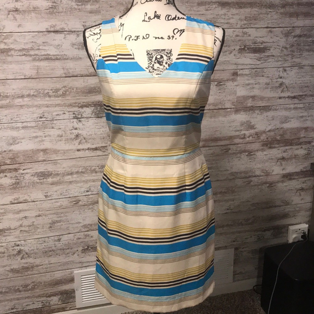 Professional striped dress